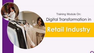 Digital Transformation in Retail Industry Training ppt