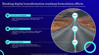 Digital Transformation Roadmap Banking Powerpoint Ppt Template Bundles Editable Impactful