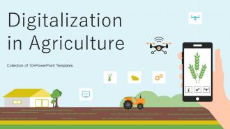 Digitalization In Agriculture Powerpoint Ppt Template Bundles CRP