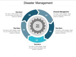 Disaster management ppt powerpoint presentation icon infographics cpb