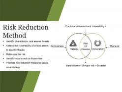 Disaster management process and signifiance powerpoint presentation slides