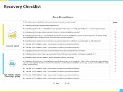 Disaster recovery planning powerpoint presentation slides