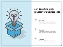 Discover Icon Business Illustrating Location Analysis Individual Evaluation