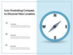 Discover Icon Business Illustrating Location Analysis Individual Evaluation