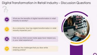 Discussion Questions On Digital Transformation Training Ppt