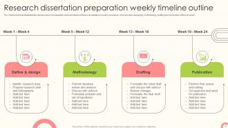 Dissertation Timeline Powerpoint Ppt Template Bundles