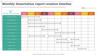 Dissertation Timeline Report Powerpoint Ppt Template Bundles Images Analytical