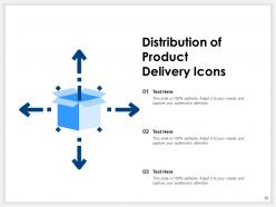 Distribution Icon Project Icons Gear Arrow Business Project Human Resource Marketing Location