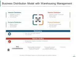 Distribution model engineering analysis distribution cost business goals