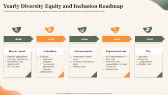 Diversity And Inclusion Roadmap Powerpoint Ppt Template Bundles