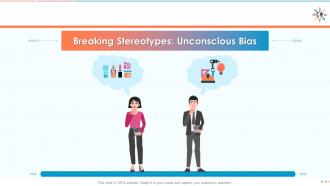 Diversity and inclusion training on breaking stereotypes unconscious bias edu ppt