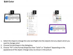 Dl tablet with year based timeline and world map powerpoint template