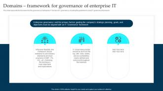 Domains Framework For Governance Of Enterprise It Enterprise Governance Of Information Technology