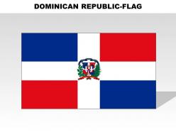 Dominican republic country powerpoint flags