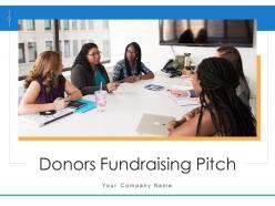 Donors fundraising pitch ppt template