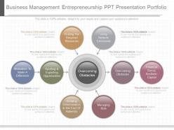 89438211 style linear single 8 piece powerpoint presentation diagram infographic slide