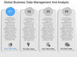 Download global business data management and analysis powerpoint template