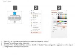 Download organizational chart for employee management flat powerpoint design