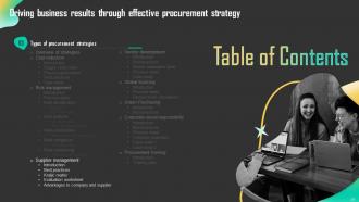 Driving Business Results Through Effective Procurement Strategy Powerpoint Presentation Slides Strategy CD Adaptable Analytical