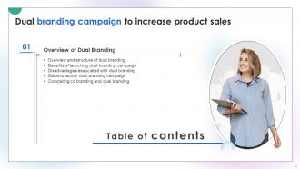 Dual Branding Campaign To Increase Product Sales Branding CD V