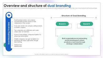 Dual Branding Campaign To Increase Product Sales Branding CD V