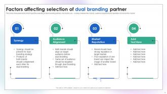 Dual Branding Campaign To Increase Product Sales Branding CD V