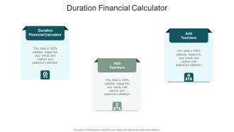 Duration Financial Calculator In Powerpoint And Google Slides Cpb