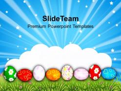 Easter eggs with lots of suprises powerpoint templates ppt themes and graphics 0313