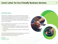 Eco Friendly Business Proposal Powerpoint Presentation Slides