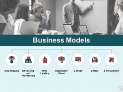 Ecommerce business and revenue models powerpoint presentation slides