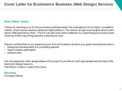 Ecommerce business web design proposal powerpoint presentation slides