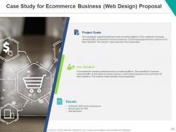 Ecommerce business web design proposal powerpoint presentation slides