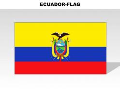 Ecuador country powerpoint flags