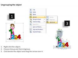 Education blocks powerpoint presentation slides