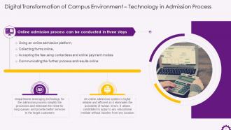 Education Learning Methods And Campus Environment Digital Transformation Training Ppt