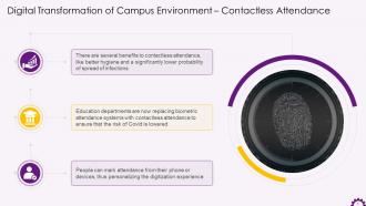 Education Learning Methods And Campus Environment Digital Transformation Training Ppt