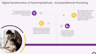 Education Learning Methods And Campus Environment Digital Transformation Training Ppt