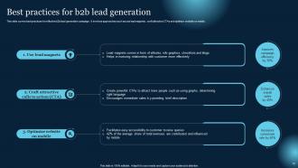 Effective B2B Lead Generation Techniques Powerpoint Presentation Slides Template Best