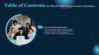 Effective B2B Lead Generation Techniques Powerpoint Presentation Slides Impactful Best