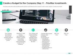 Effective budget system to recognize fiscal planning and co ordinate departmental operations complete deck