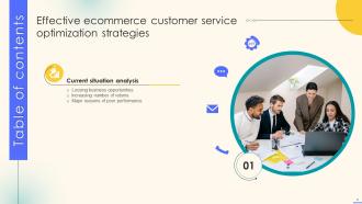 Effective Ecommerce Customer Service Optimization Strategies Powerpoint Presentation Slides Adaptable Captivating