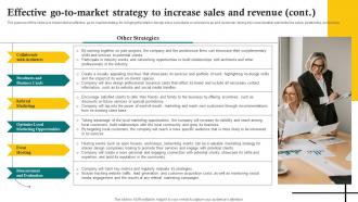 Effective Go To Market Strategy To Increase Sales And Revenue Sustainable Interior Design BP SS Impactful Aesthatic