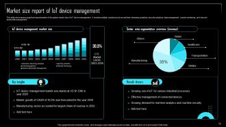 Effective IoT Device Management To Enhance Operational Efficiency Powerpoint Presentation Slides IoT CD Content Ready Professional