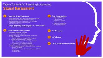 Effective Strategies for Preventing and Addressing Sexual Harassment Training Ppt Image Images