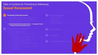 Effective Strategies for Preventing and Addressing Sexual Harassment Training Ppt Compatible Images