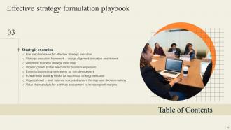 Effective Strategy Formulation Playbook Powerpoint Presentation Slides