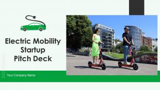 Electric mobility startup pitch deck ppt template