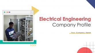 Electrical Engineering Company Profile Powerpoint Presentation Slides CP CD V