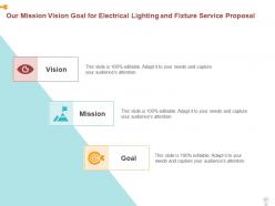 Electrical Lighting And Fixture Service Proposal Powerpoint Presentation Slides