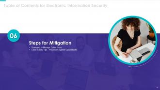 Electronic information security powerpoint presentation slides